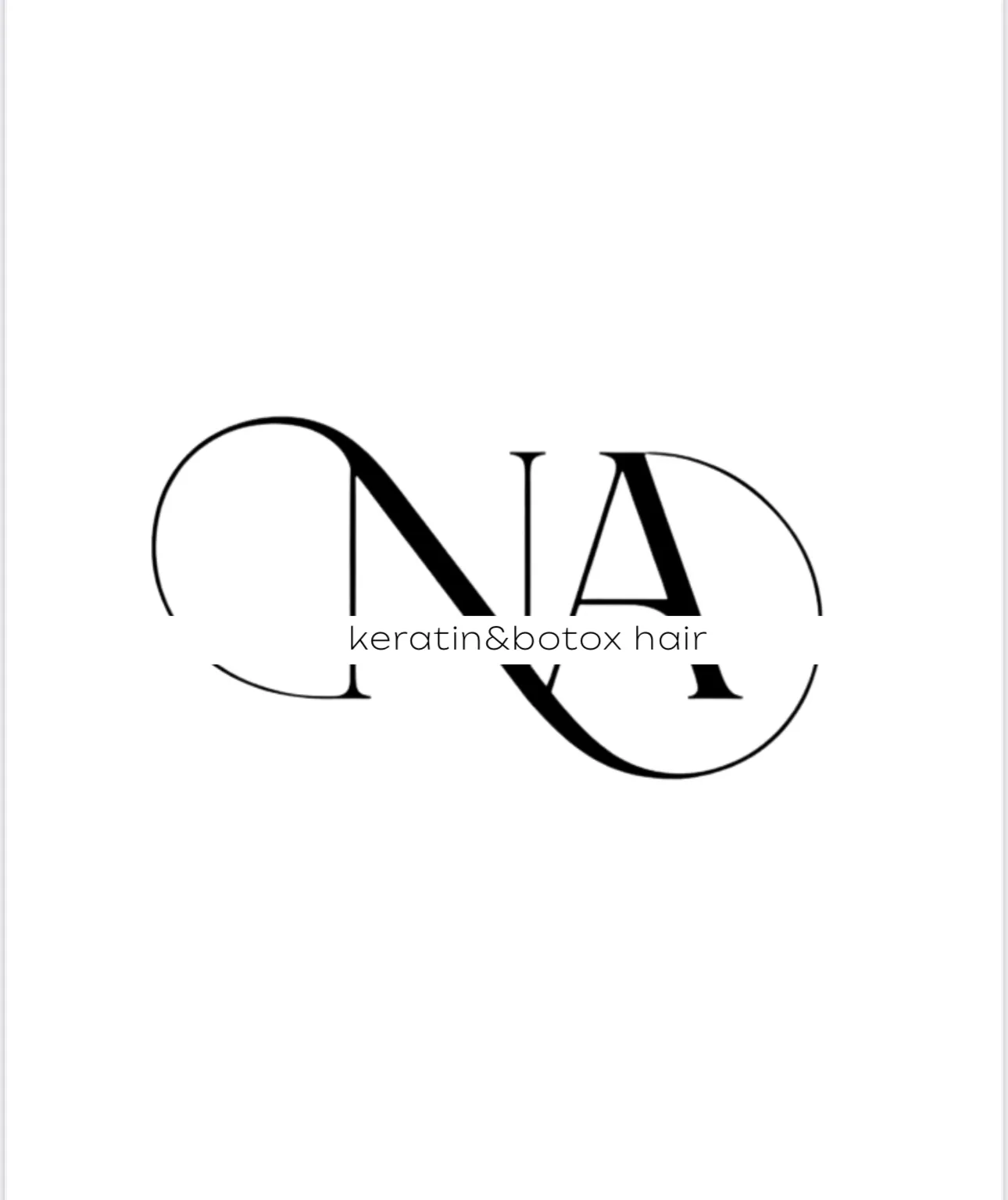 NA keratin & botox hair
